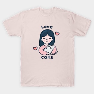 Kawaii Cat lover T-Shirt